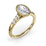 18Kt Yellow Gold Bridal  Engagement Rings