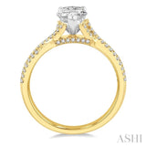 Pear Shape Diamond Engagement Ring