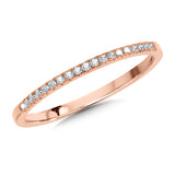 14K Rose Gold Basics Stackable Bands