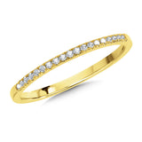 14K Yellow Gold Basics Stackable Bands