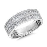 14K White Gold Basics Anniversary Bands