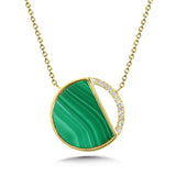 14K Yellow Gold Colore Gemstone Pendants