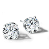 14K White Gold Crafted Carats Diamond Solitaires