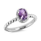 Sterling Silver Amethyst Ring