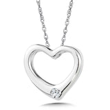 Sterling Silver Fashion Trendy Diamond Necklaces 