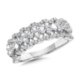 Scalloped Diamond Anniversary Band