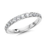 14K White Gold Basics Wedding Bands